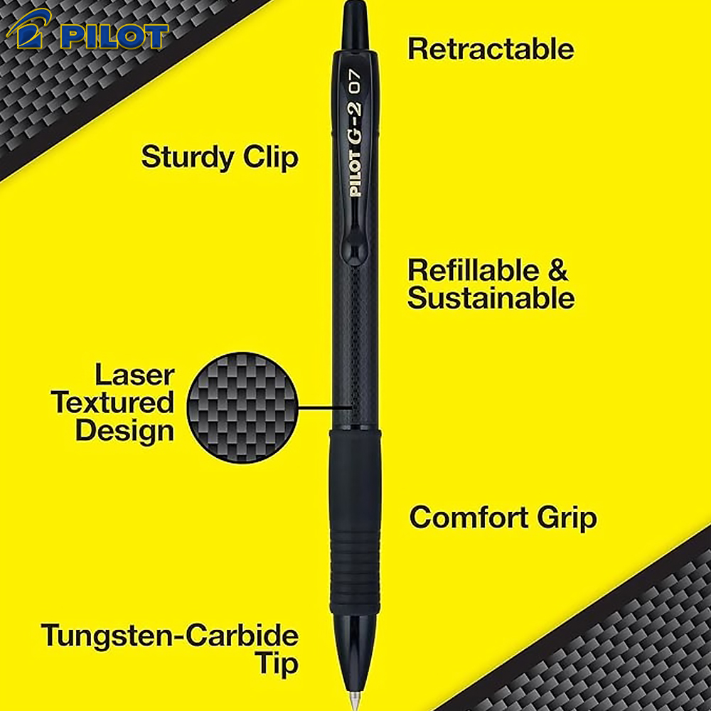 Pilot Pen G2 - 뉴 재팬 파일럿 젤펜 G2 블랙