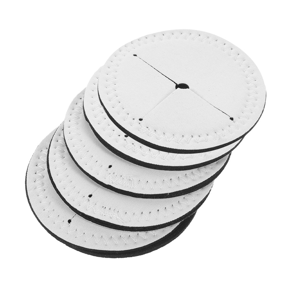 Coaster Sublimation Blank - 5개입 흰색 승화 인쇄용 와인잔 코스터,