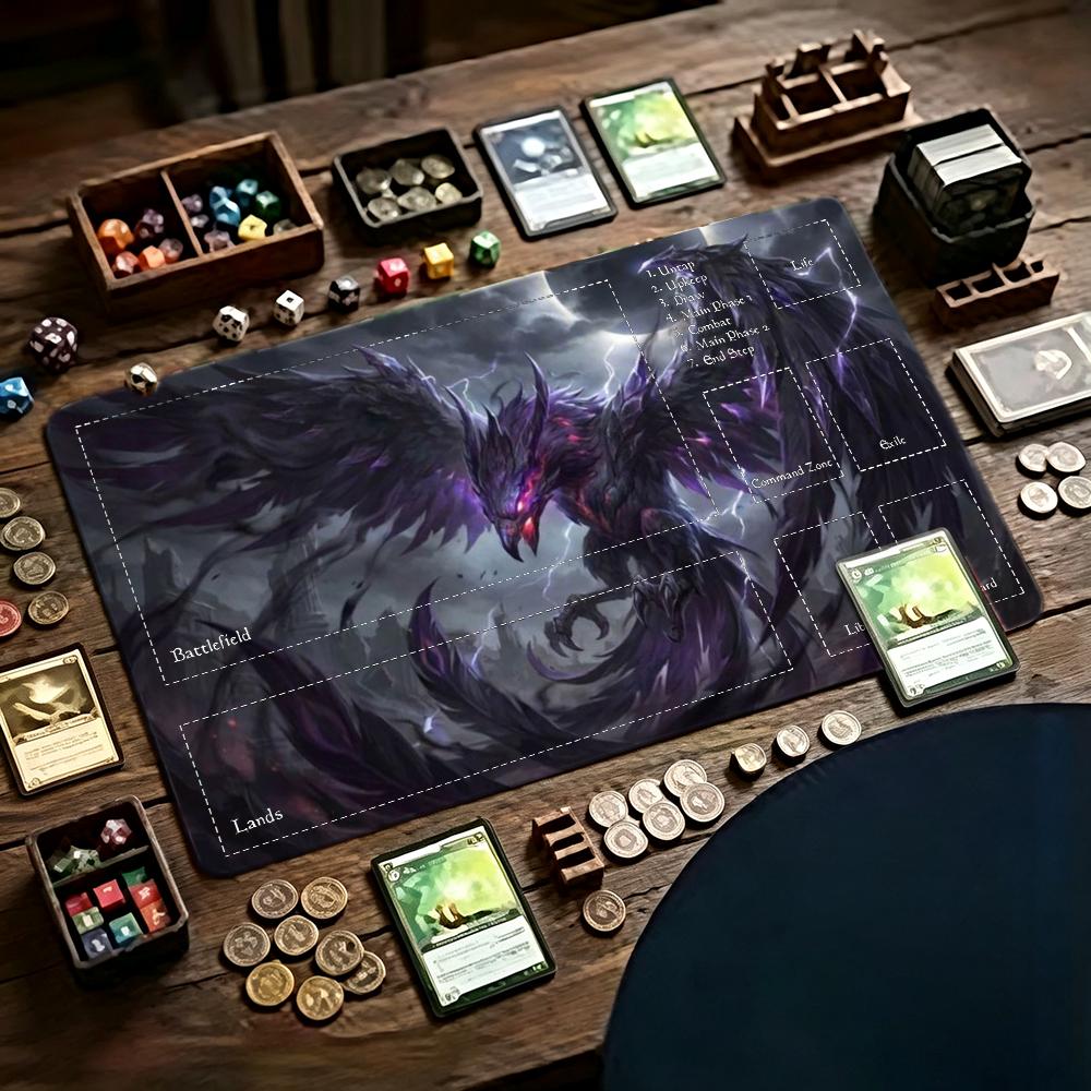 Door Mat Blank - 다크 퍼플 피닉스 플레이매트 TCG 카드