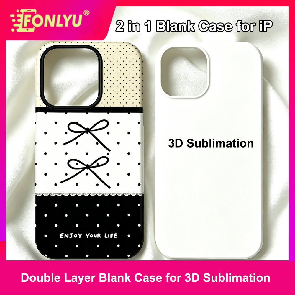 FONLYU 2 in 1 3D 승화 블랭크 폰 케이스  - Phone Case Blank Print 리뷰 및 가격