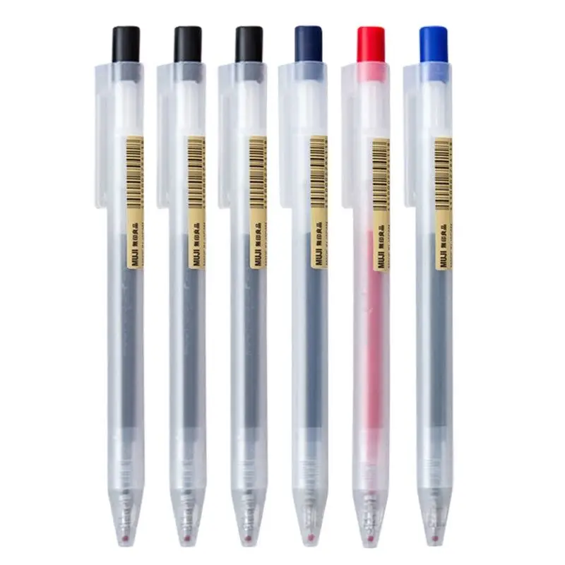 1/3 개/대 Kawaii MUJIs 젤 펜 블랙/레드 - Muji Stationery Gel Pen 리뷰 및 가격