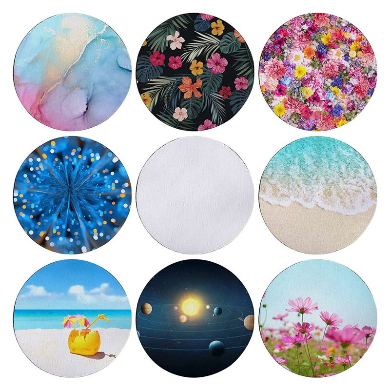 BAAJ-60 팩 원형 승화 프린팅용 빈 컵 매트 고무 - Coaster Sublimation Blank 리뷰 및 가격
