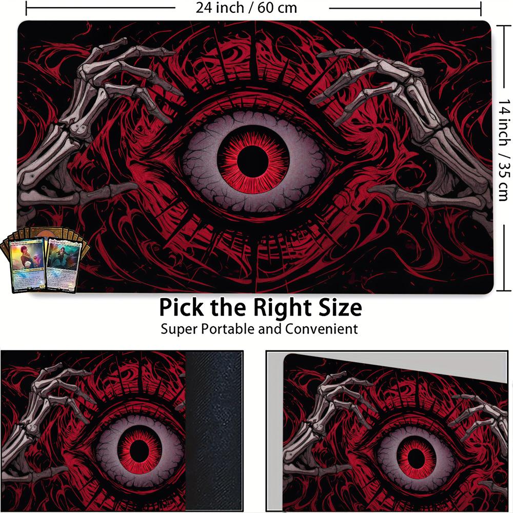 무서운 레드 아이 TCG 플레이매트, 스티치 마감된 미 - Door Mat Blank 리뷰 및 가격